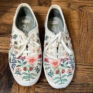 Keds×Rifle Paper Co Limited Ed. Herb Garden Embroidered Cttn Champion Sneak 7.5